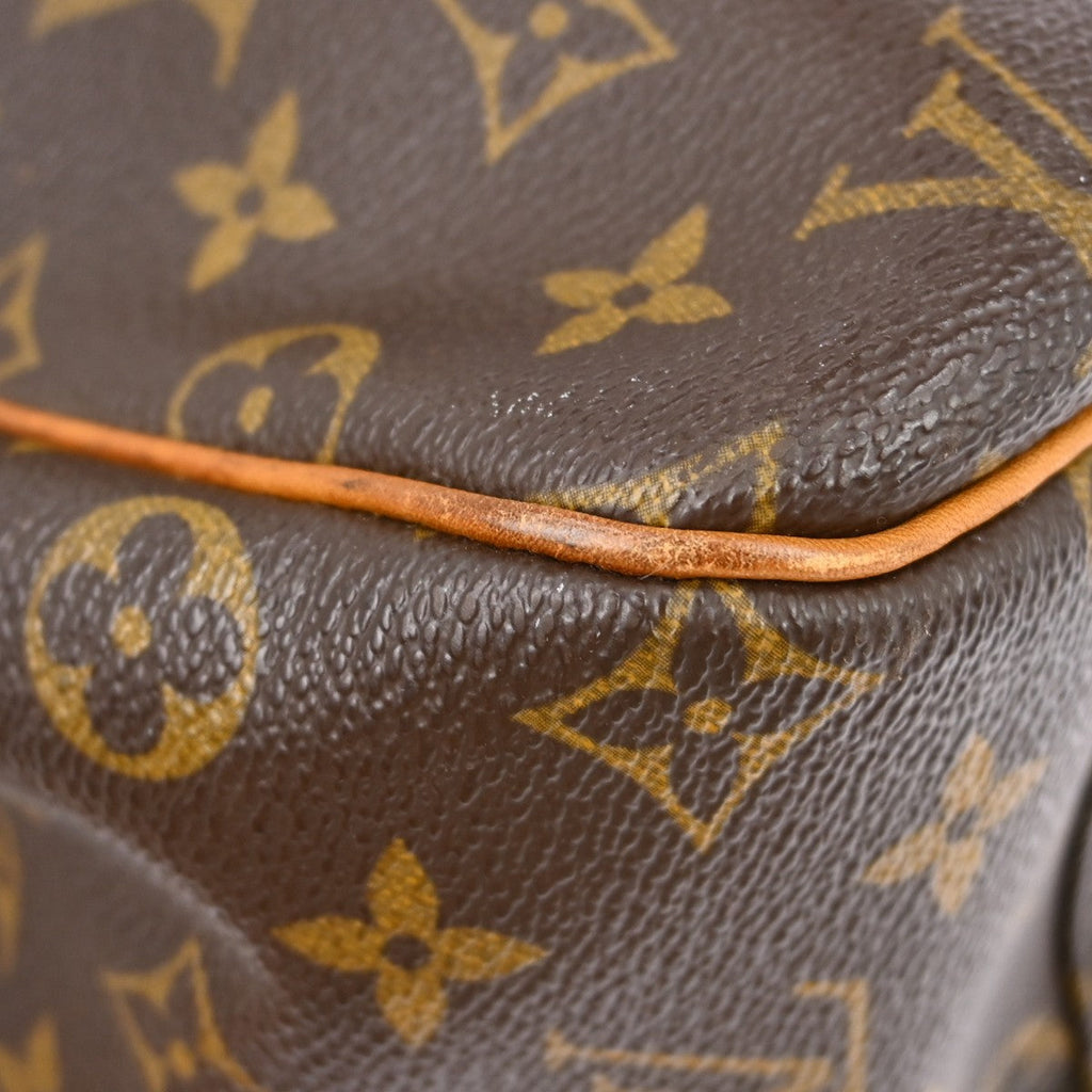 Louis Vuitton Excursion Handbag Monogram Canvas Brown Canvas Handbag