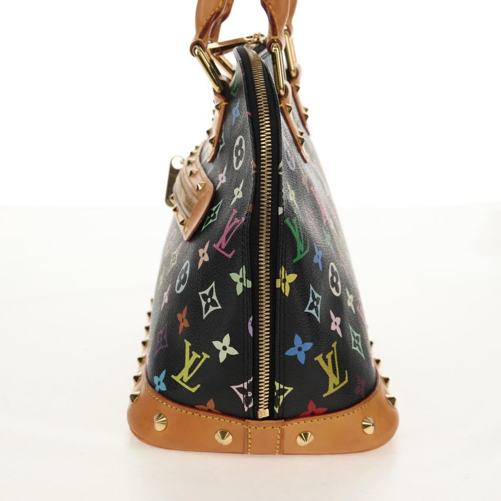 Louis Vuitton Alma Handbag Monogram Multicolor Multicolour Canvas Handbag