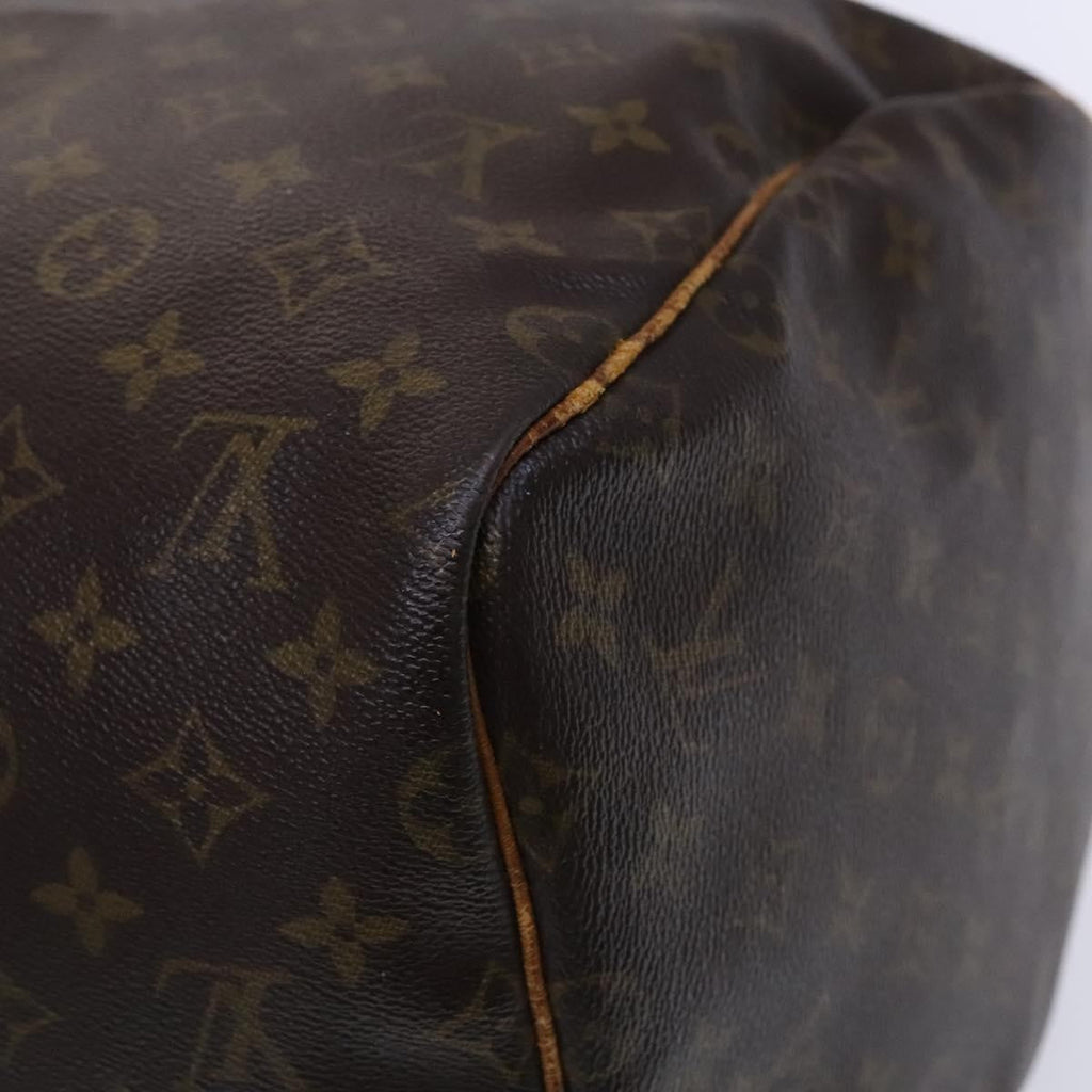 Louis Vuitton Keepall Bag Monogram Canvas Brown Canvas Travel Bag