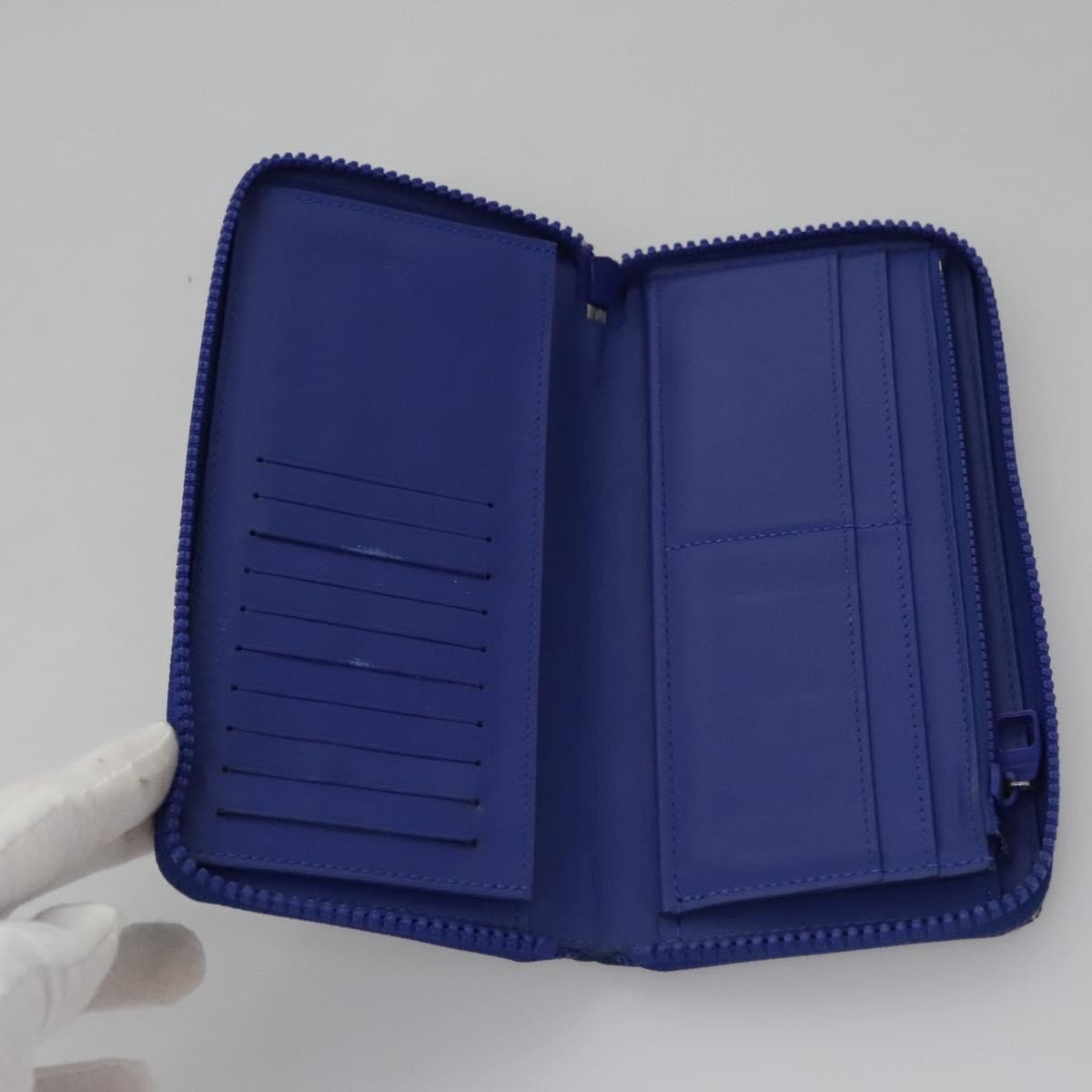 Louis Vuitton Portefeuille Zippy Monogramme Empreinte Monogramme Empreinte Blue Leather Wallets Accessory