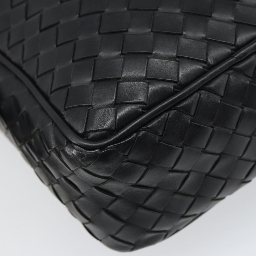 Bottega Veneta Intrecciato Shoulder Bag Leather Black Leather Shoulder Bag Bag