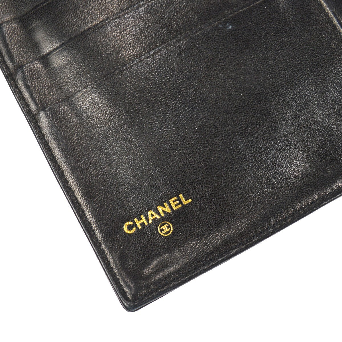 Chanel Timeless Cc French Wallet Caviar Black Leather Wallets Accessory