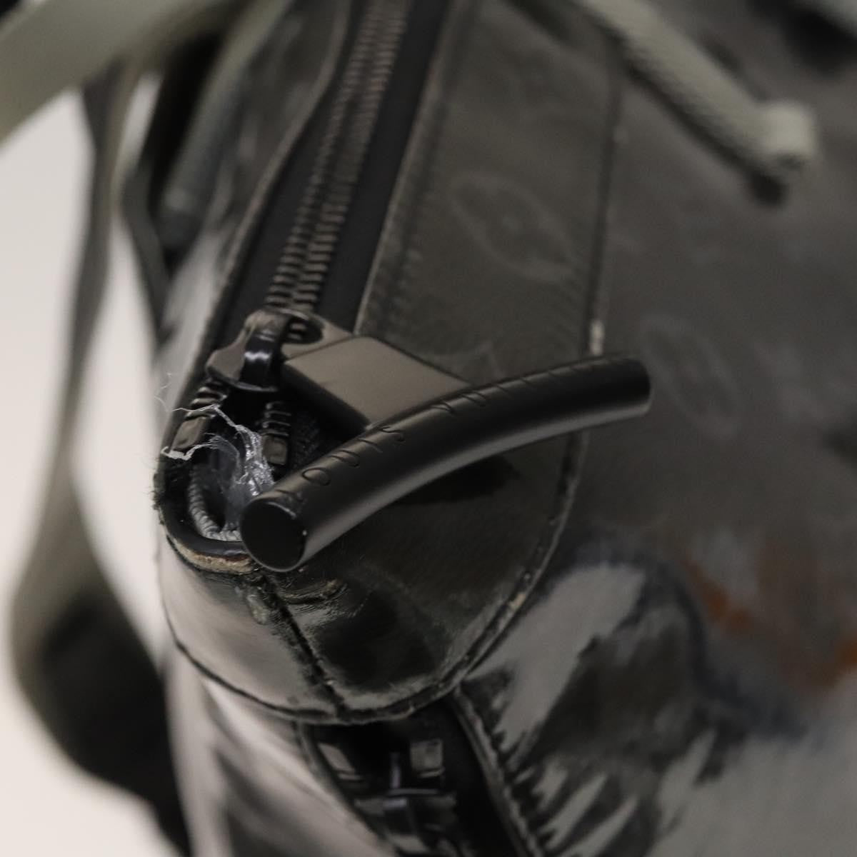 Louis Vuitton Zipped Tote Limited Edition Monogram Eclipse Glaze Canvas Black Canvas Backpack Bag