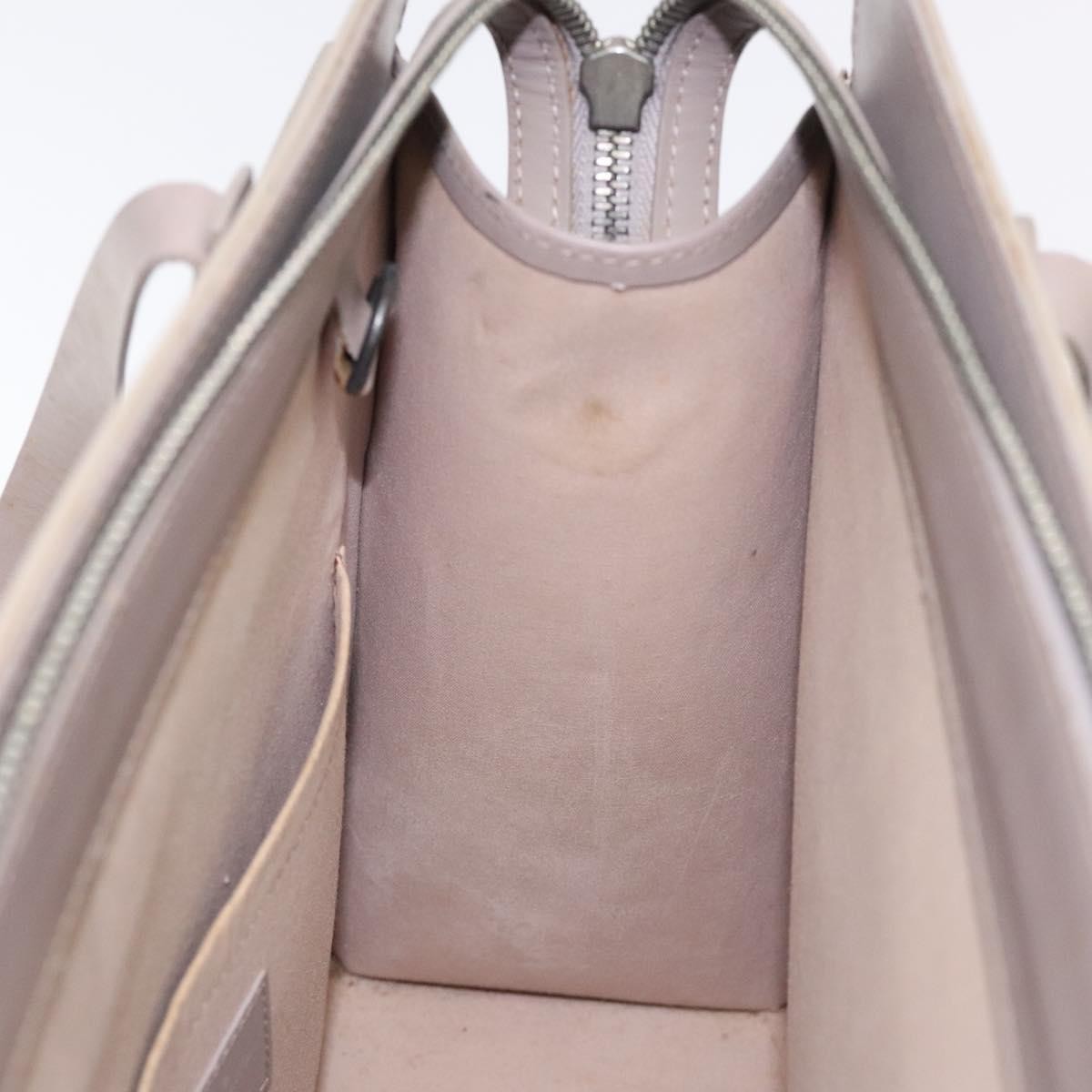 Louis Vuitton Croisette Handbag Epi Leather Purple Leather Tote Bag