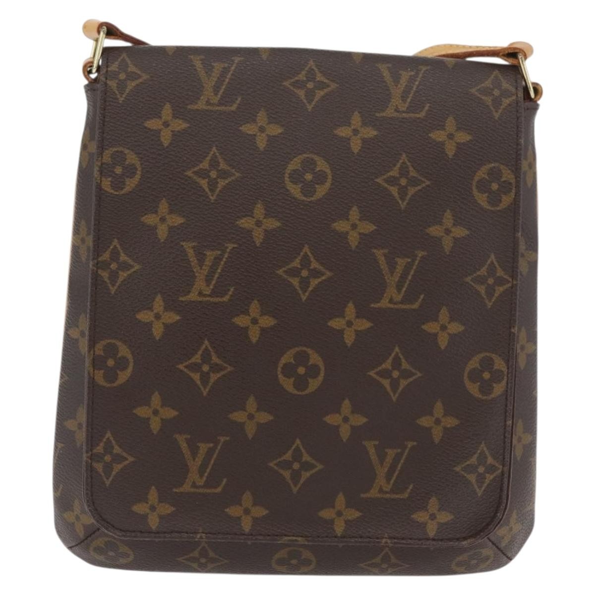 Louis Vuitton Musette Salsa Handbag Monogram Canvas Brown Canvas Shoulder Bag