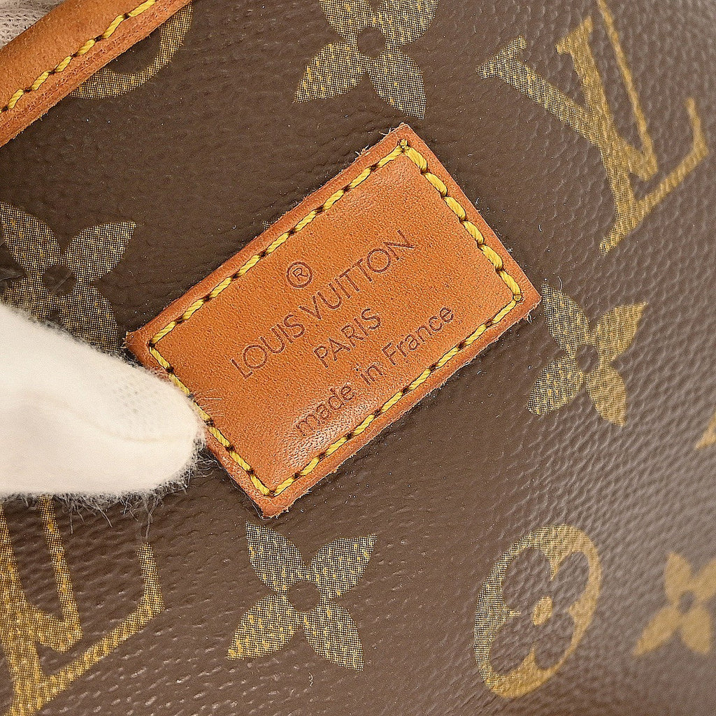 Louis Vuitton Saumur Handbag Monogram Canvas Brown Canvas Shoulder Bag
