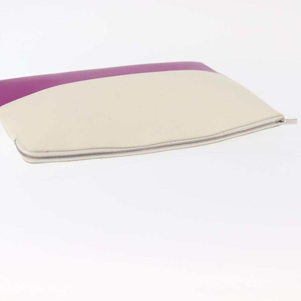 Celine Bicolor Solo Clutch Leather Multicolour Leather Clutche & Pouche Bag