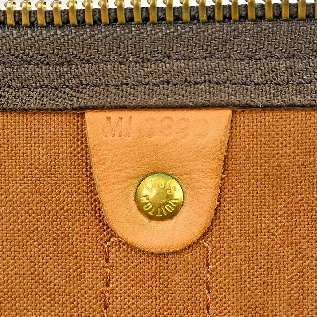 Louis Vuitton Keepall Bag Monogram Canvas Brown Canvas Travel Bag
