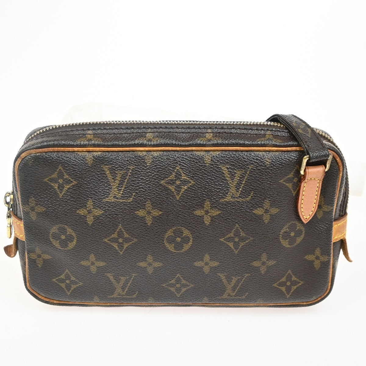 Louis Vuitton Pochette Marly Bandouliere Bag Monogram Canvas Brown Canvas Shoulder Bag