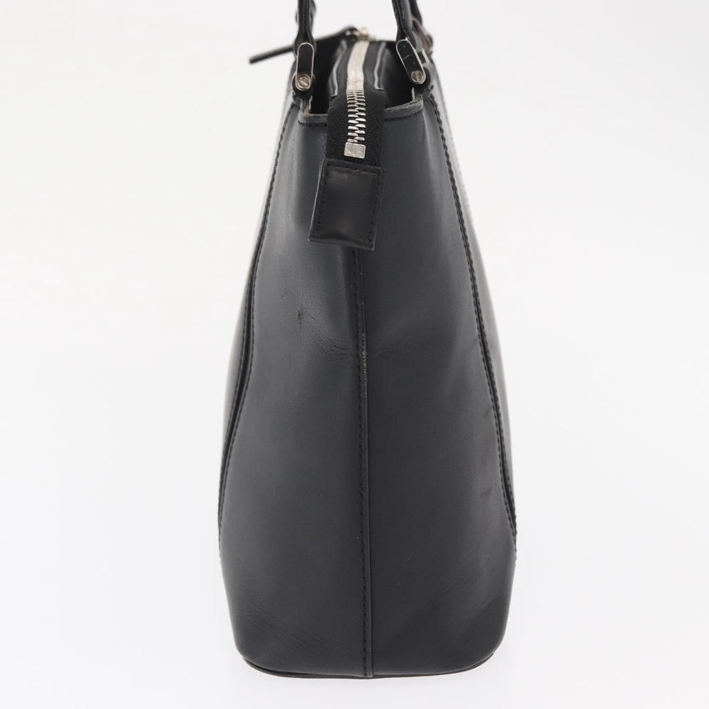 Burberry Vintage Handbag Leather Black Leather Handbag