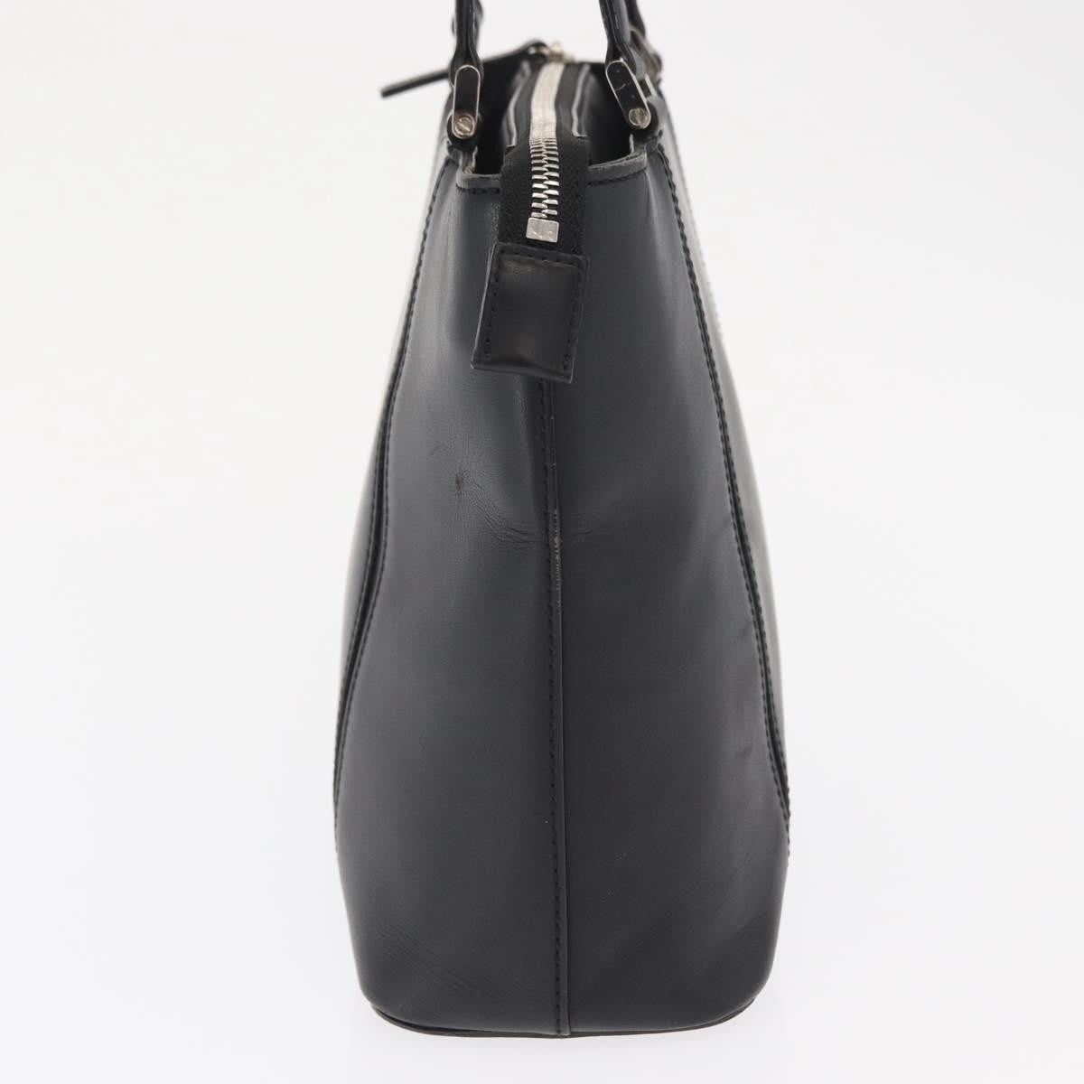 Burberry Vintage Handbag Leather Black Leather Handbag