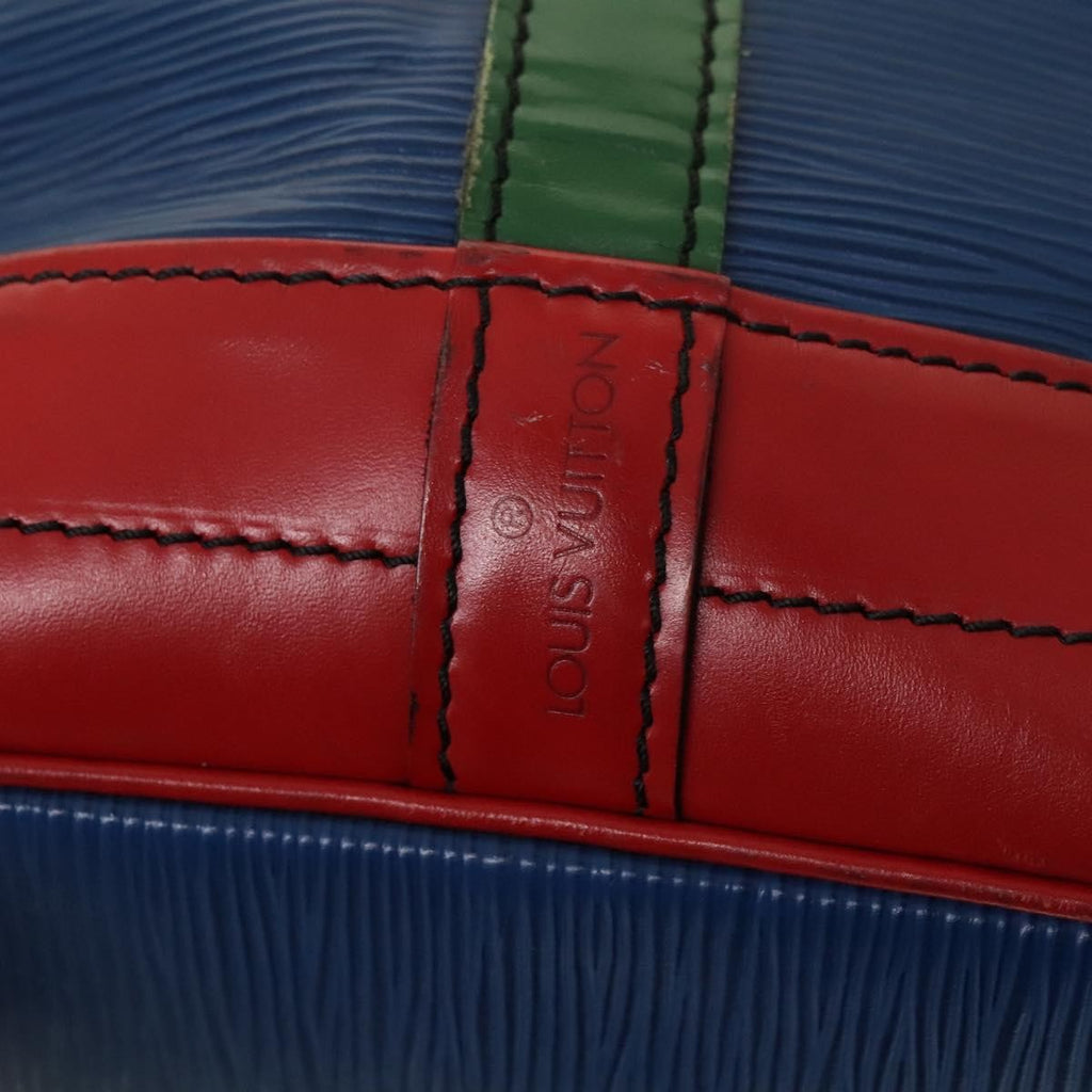 Louis Vuitton Tricolor Noe Handbag Epi Leather Blue Leather Bag