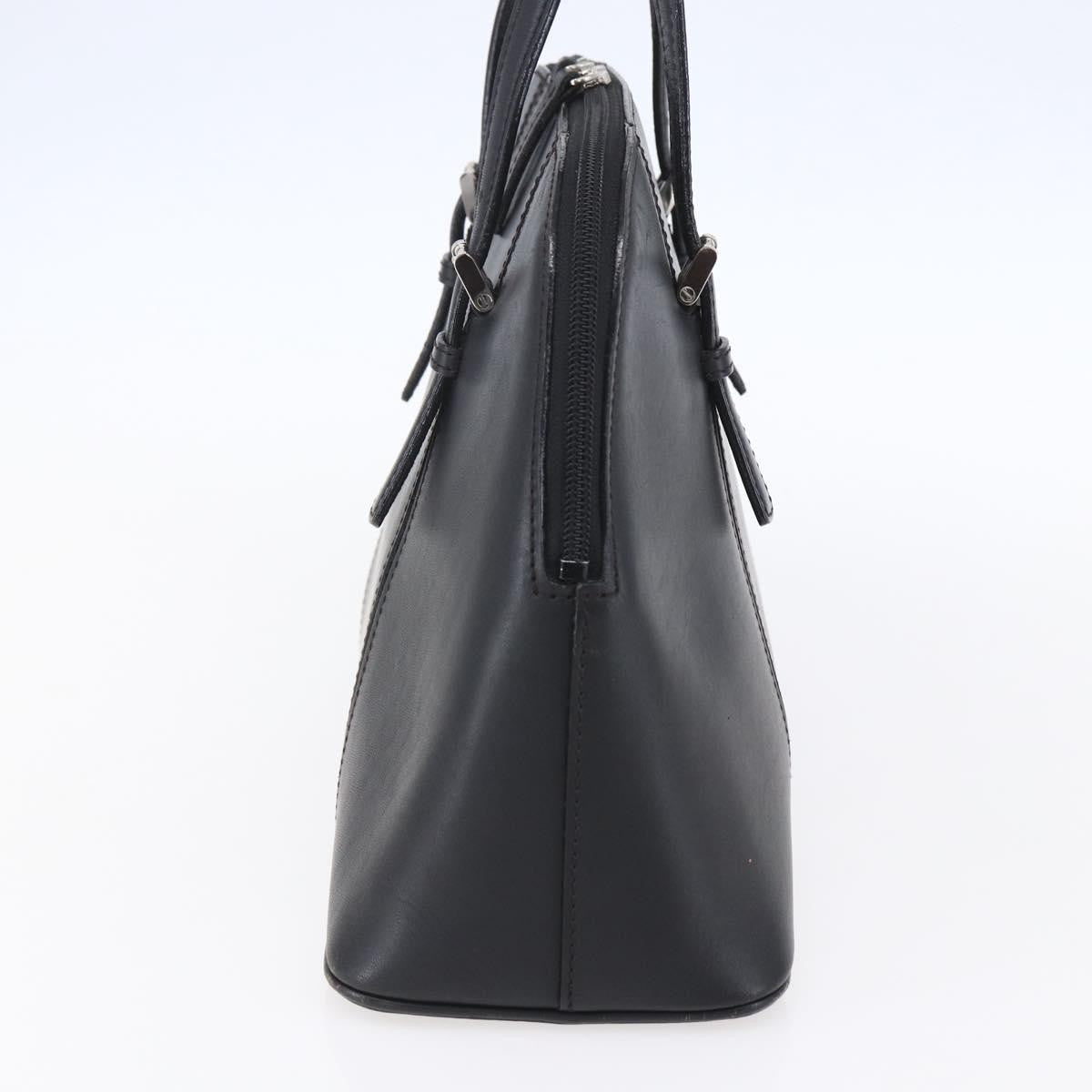 Burberry Vintage Handbag Leather Black Leather Handbag