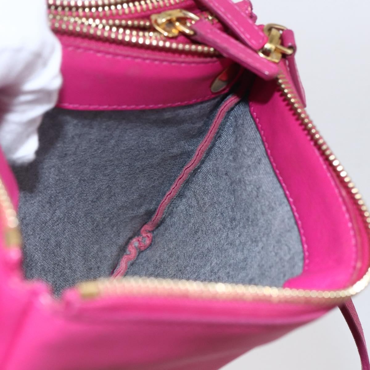 Celine Trio Crossbody Bag Leather Pink Leather Shoulder Bag Bag