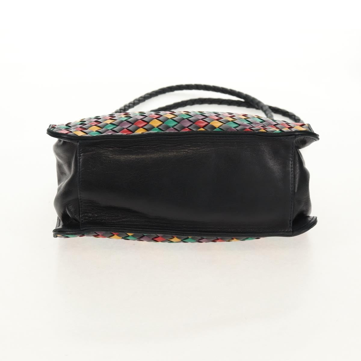Bottega Veneta Intrecciato Shoulder Bag Leather Multicolour Leather Shoulder Bag Bag