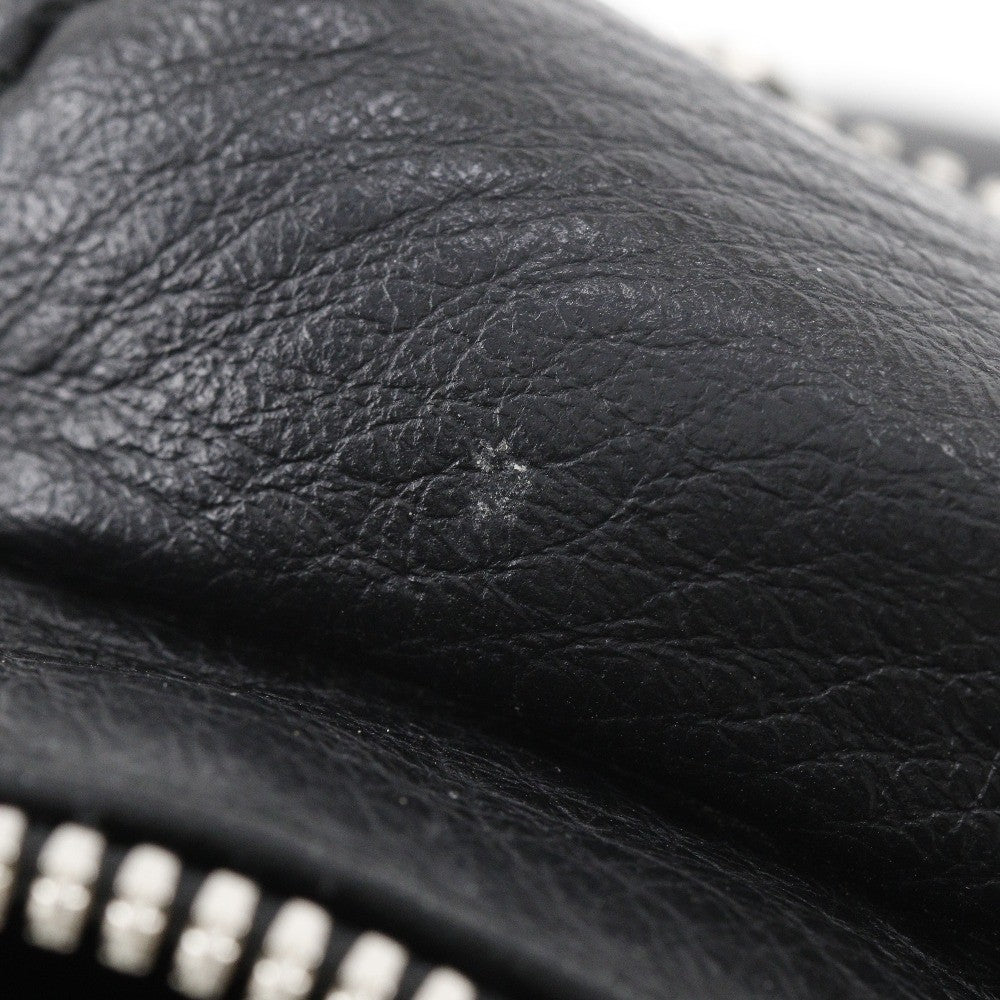 Balenciaga Everyday Waist Bag Leather Black Leather Shoulder Bag
