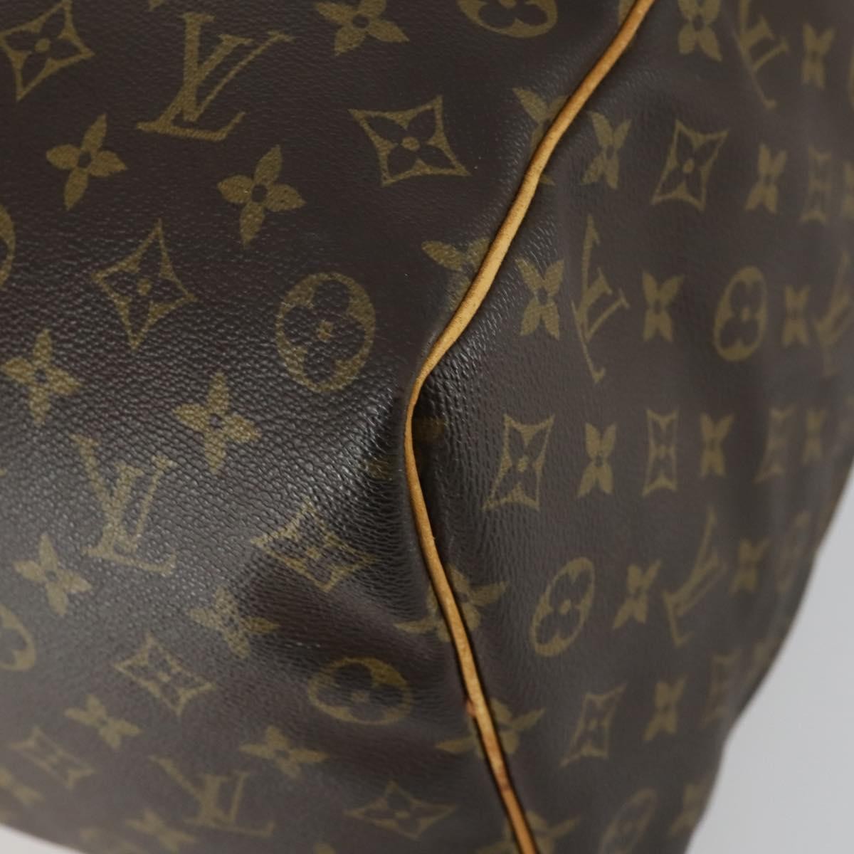 Louis Vuitton Keepall Bag Monogram Canvas Brown Canvas Travel Bag