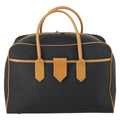 Saint Laurent Vintage Boston Pvc Leather Black Pvc Travel Bag Bag (Pre-Owned)