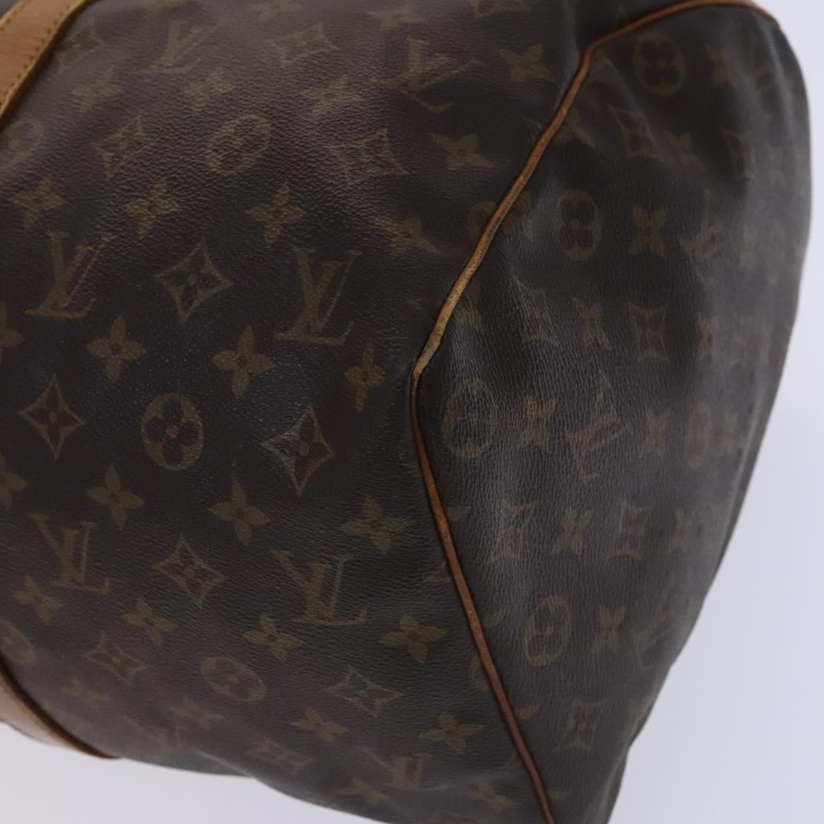 Louis Vuitton Keepall Bag Monogram Canvas Brown Canvas Travel Bag