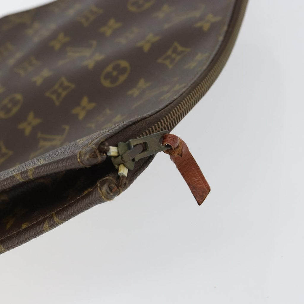 Louis Vuitton Poche Documents Monogram Canvas Brown Canvas Clutche & Pouche Bag
