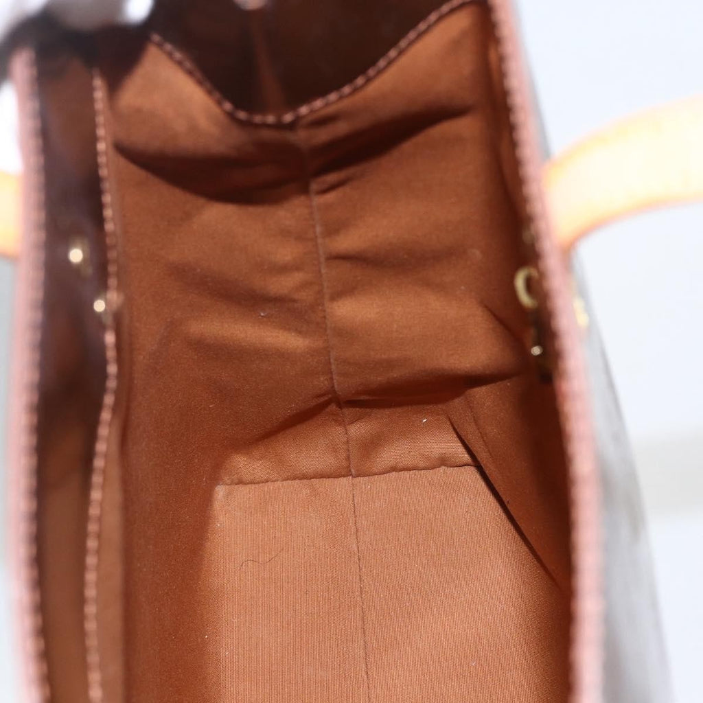Louis Vuitton Reade Handbag Monogram Vernis Brown Patent_Leather Handbag