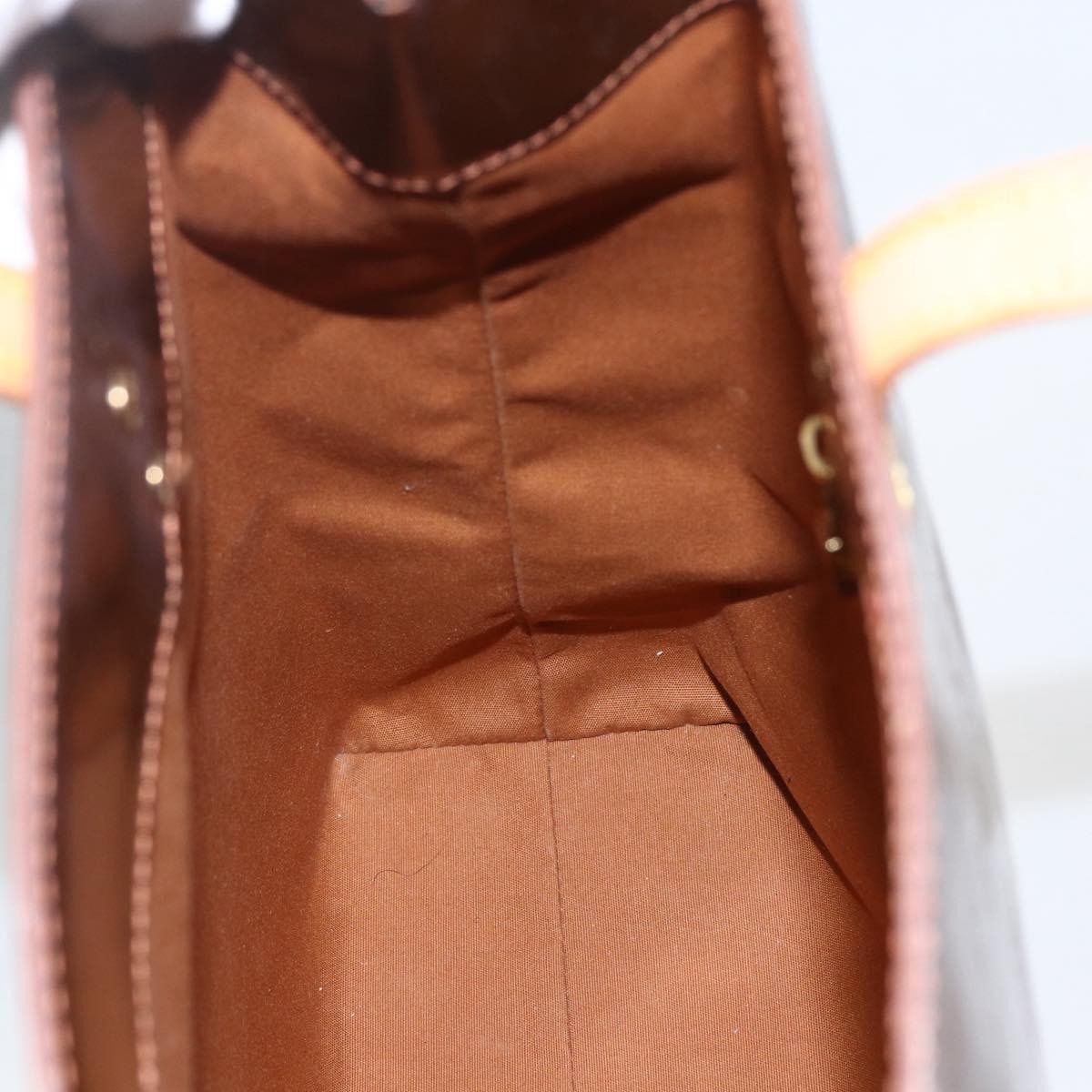 Louis Vuitton Reade Handbag Monogram Vernis Brown Patent_Leather Handbag