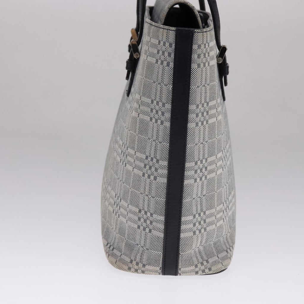 Burberry Vintage Tote Bag Canvas Gray Canvas Tote Bag