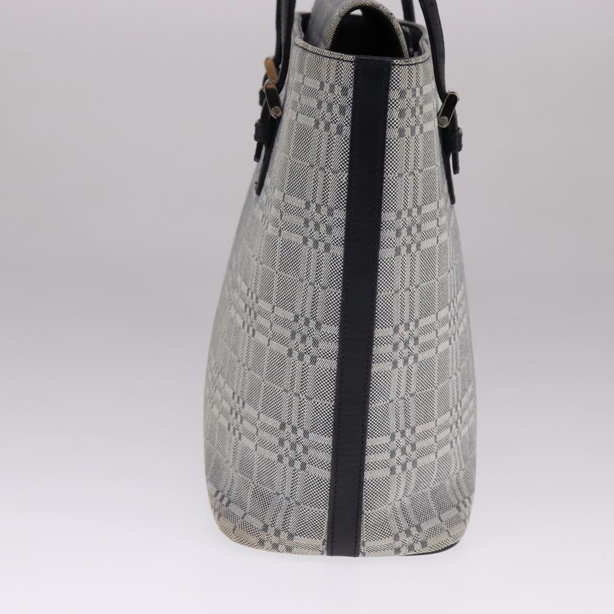 Burberry Vintage Tote Bag Canvas Gray Canvas Tote Bag