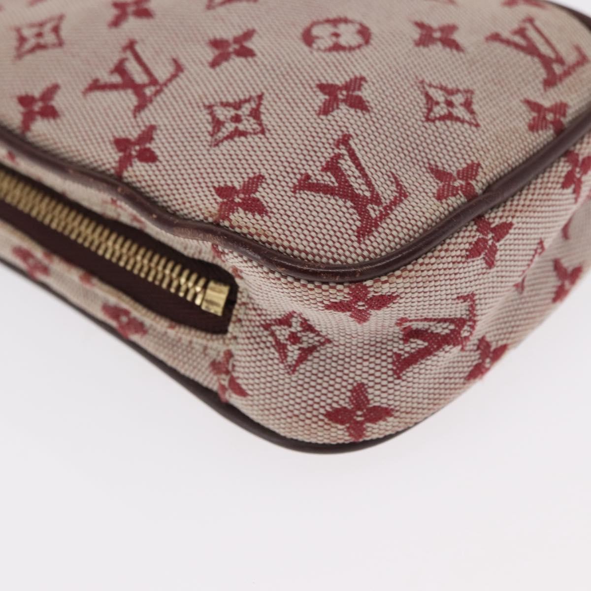 Louis Vuitton Camera Bag Mini Lin Red Canvas Clutche & Pouche Bag