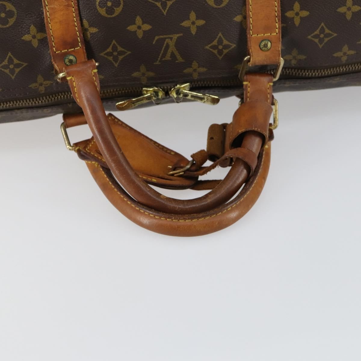 Louis Vuitton Keepall Bag Monogram Canvas Brown Canvas Travel Bag