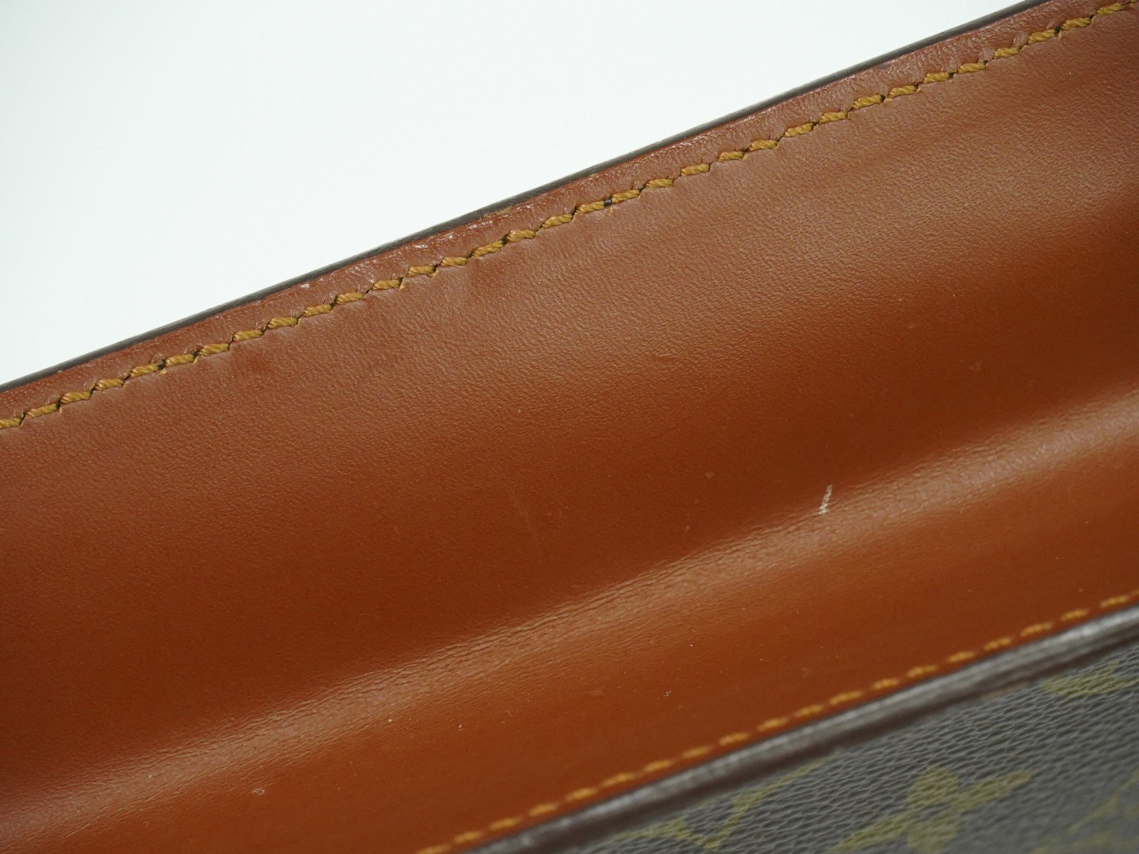 Louis Vuitton Monceau Handbag Monogram Canvas Brown Canvas Handbag