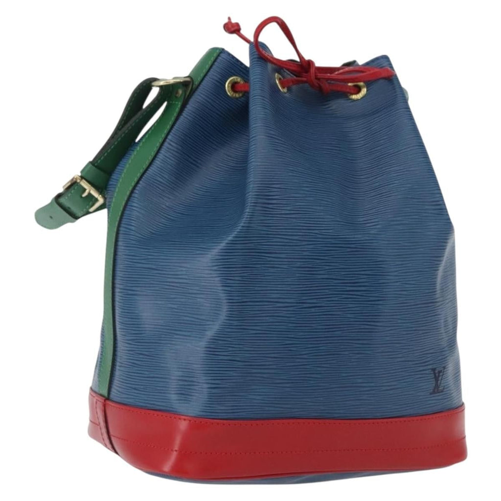 Louis Vuitton Tricolor Noe Handbag Epi Leather Blue Leather Shoulder Bag