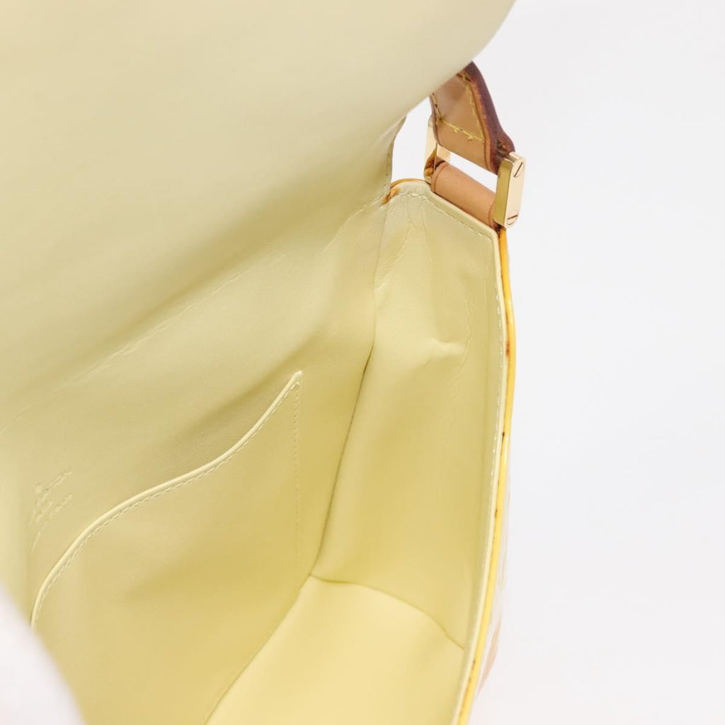 Louis Vuitton Thompson Street Handbag Monogram Vernis Yellow Patent_Leather Shoulder Bag