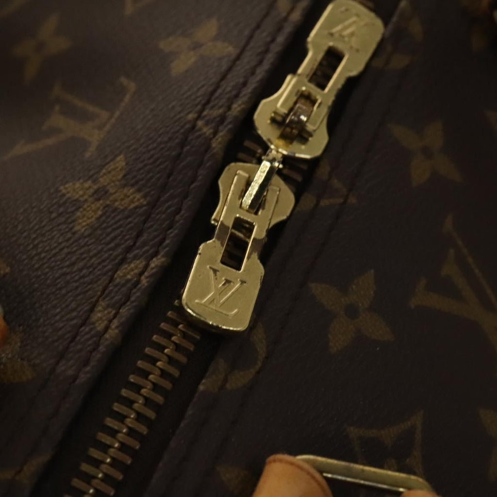 Louis Vuitton Keepall Bag Monogram Canvas Brown Canvas Travel Bag