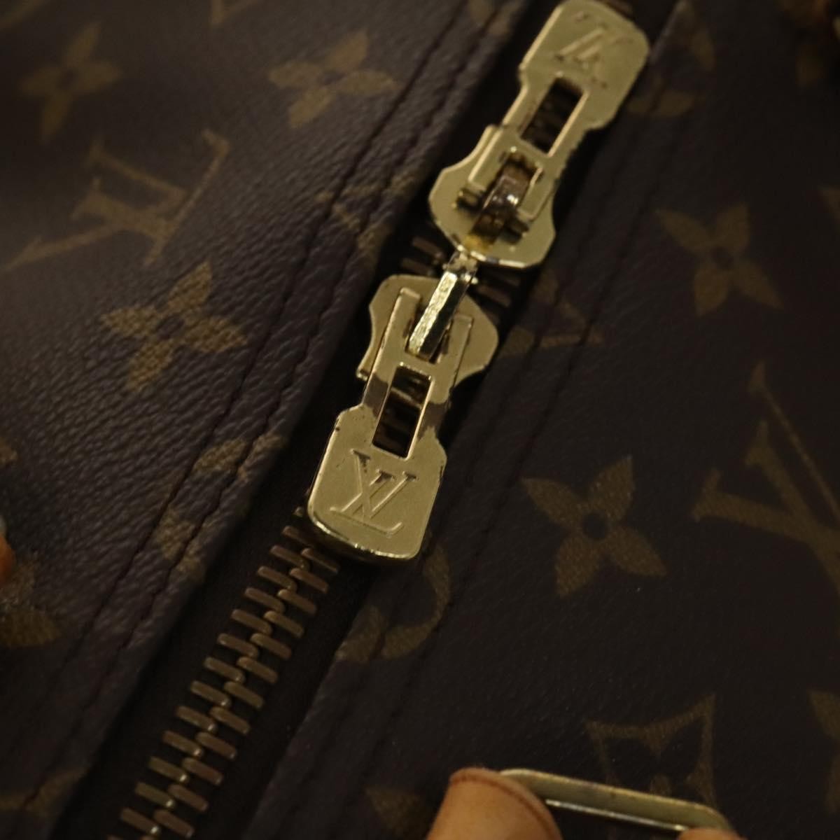Louis Vuitton Keepall Bag Monogram Canvas Brown Canvas Travel Bag