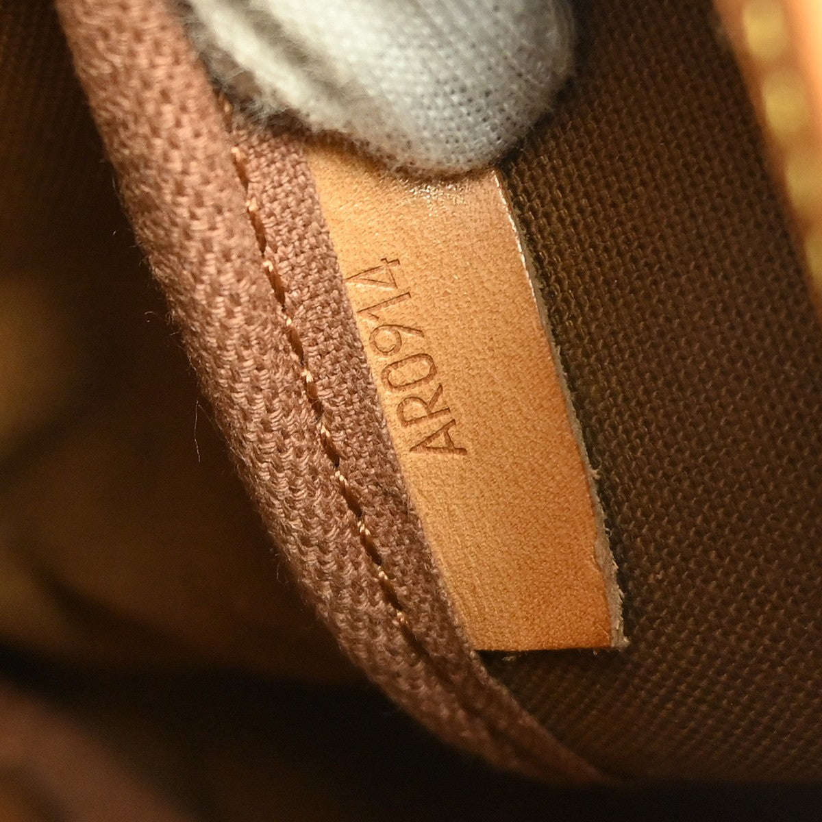 Louis Vuitton Saumur Handbag Monogram Canvas Brown Canvas Shoulder Bag