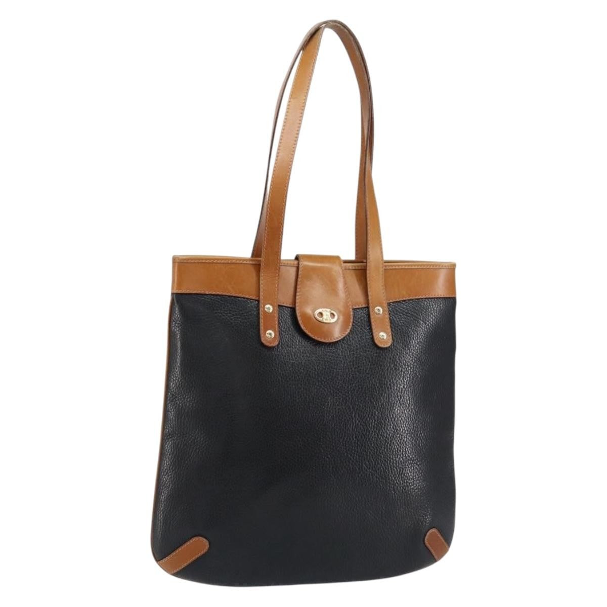 Celine Tote Bag Leather Black Leather Tote Bag Bag