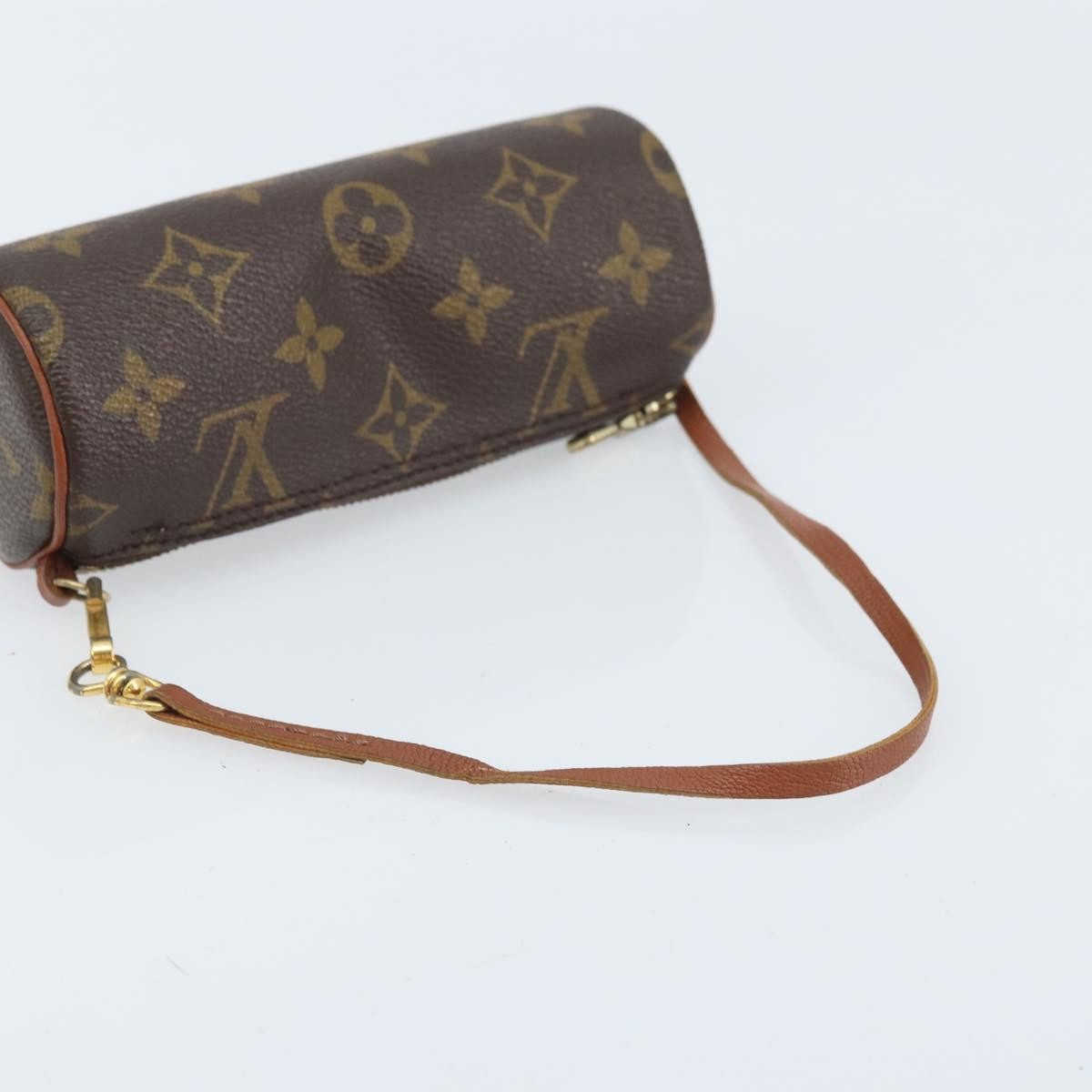 Louis Vuitton Papillon Pochette Monogram Canvas Brown Canvas Clutche & Pouche Bag