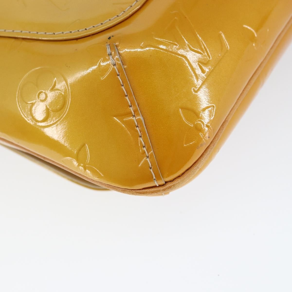 Louis Vuitton Thompson Street Handbag Monogram Vernis Beige Patent_Leather Shoulder Bag