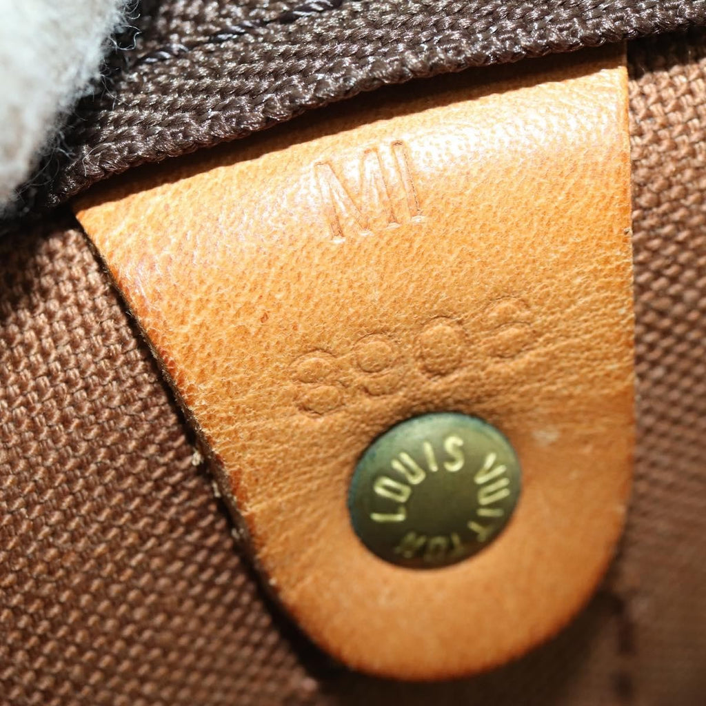 Louis Vuitton Keepall Bag Monogram Canvas Brown Canvas Travel Bag