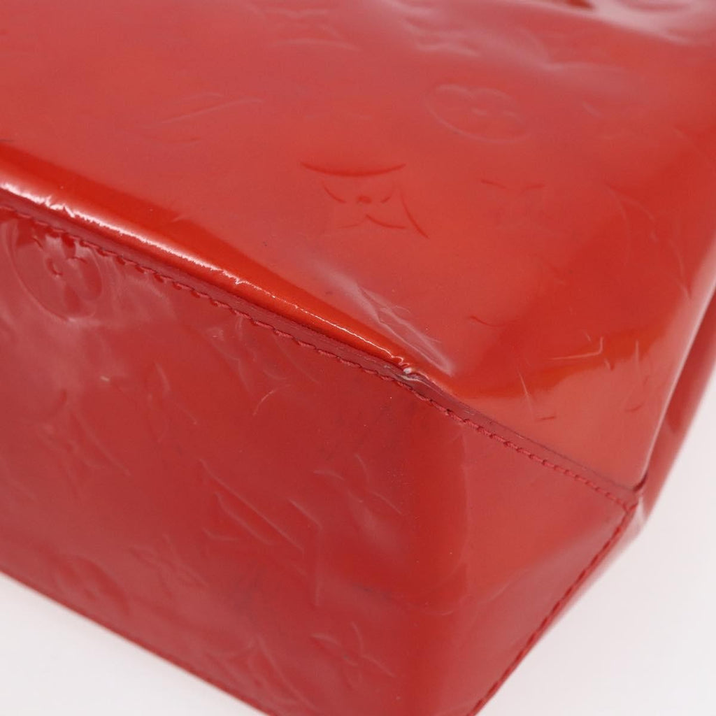 Louis Vuitton Reade Handbag Monogram Vernis Red Patent_Leather Handbag