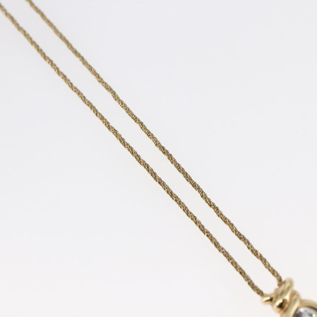 Christian Dior Cd Pendant Necklace Metal Gold Metal Jewelry (Pre-Owned)