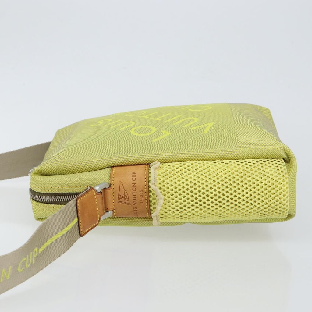 Louis Vuitton Cup Weathery Bag Damier Geant Canvas Yellow Canvas Shoulder Bag