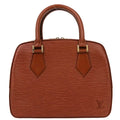 Louis Vuitton Sablons Handbag Epi Leather Brown Leather Handbag