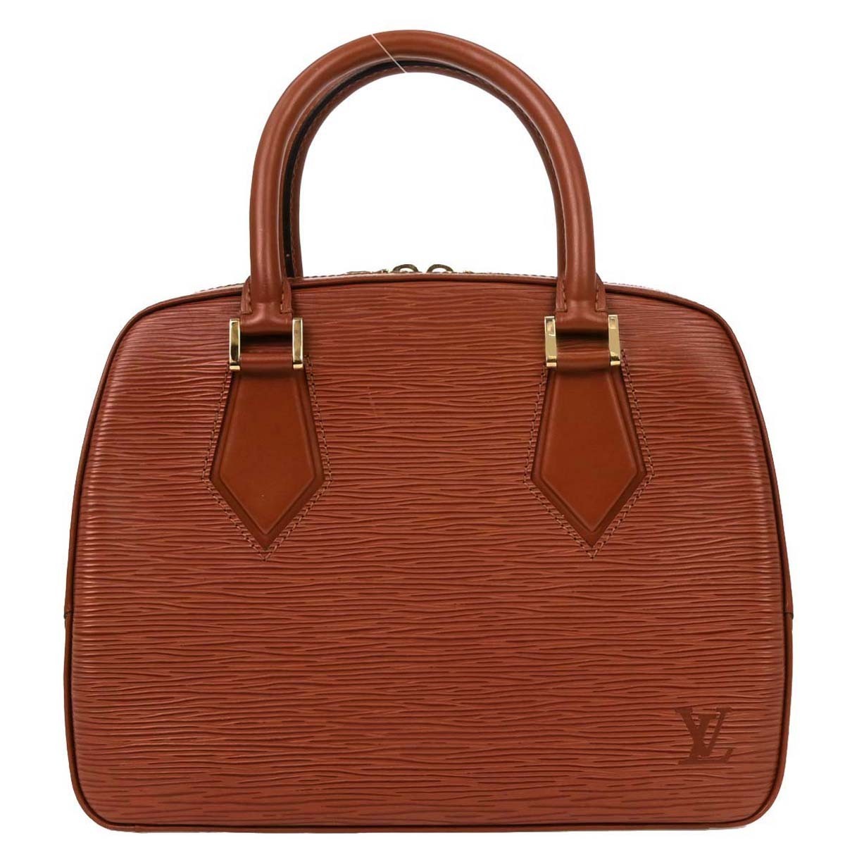 Louis Vuitton Sablons Handbag Epi Leather Brown Leather Handbag