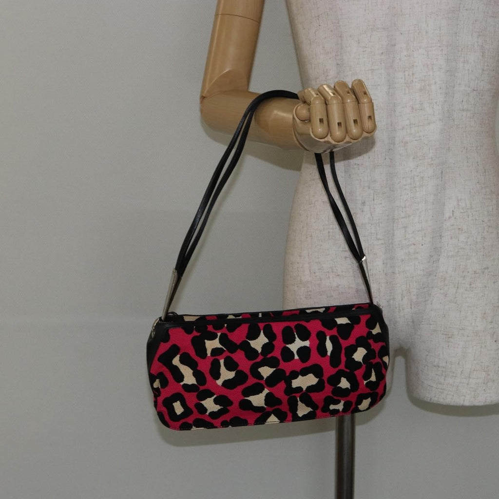 Bottega Veneta Vintage Shoulder Bag Canvas Pink Canvas Shoulder Bag Bag