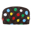 Louis Vuitton Cosmetic Pouch Yayoi Kusama Painted Dots Monogram Canvas Multicolour Canvas Clutche & Pouche Bag
