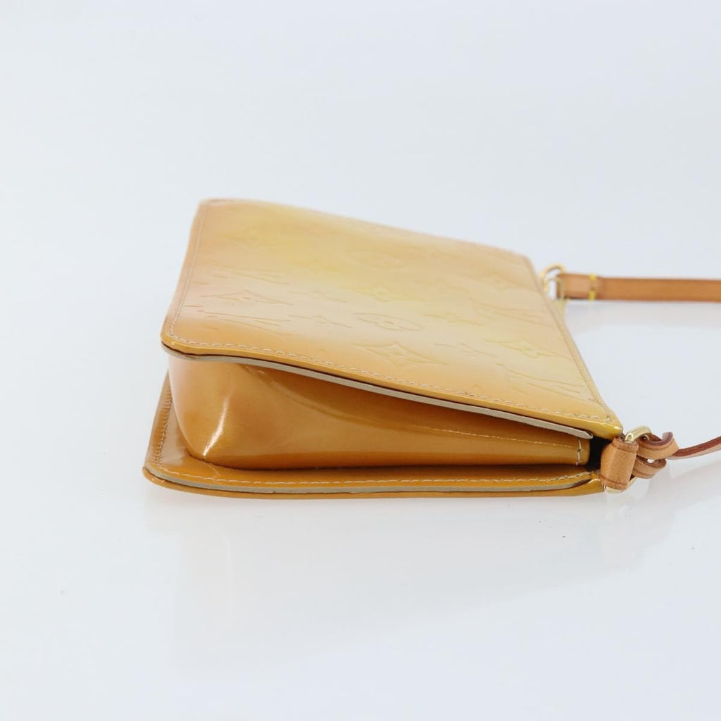 Louis Vuitton Lexington Pochette Patent Leather Beige Patent_Leather Clutche & Pouche Bag
