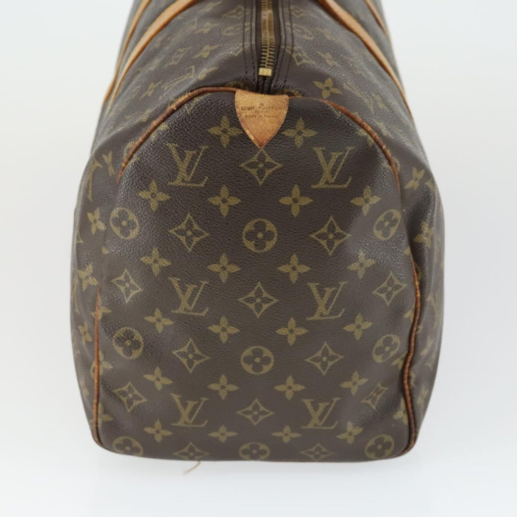 Louis Vuitton Keepall Bag Monogram Canvas Brown Canvas Travel Bag