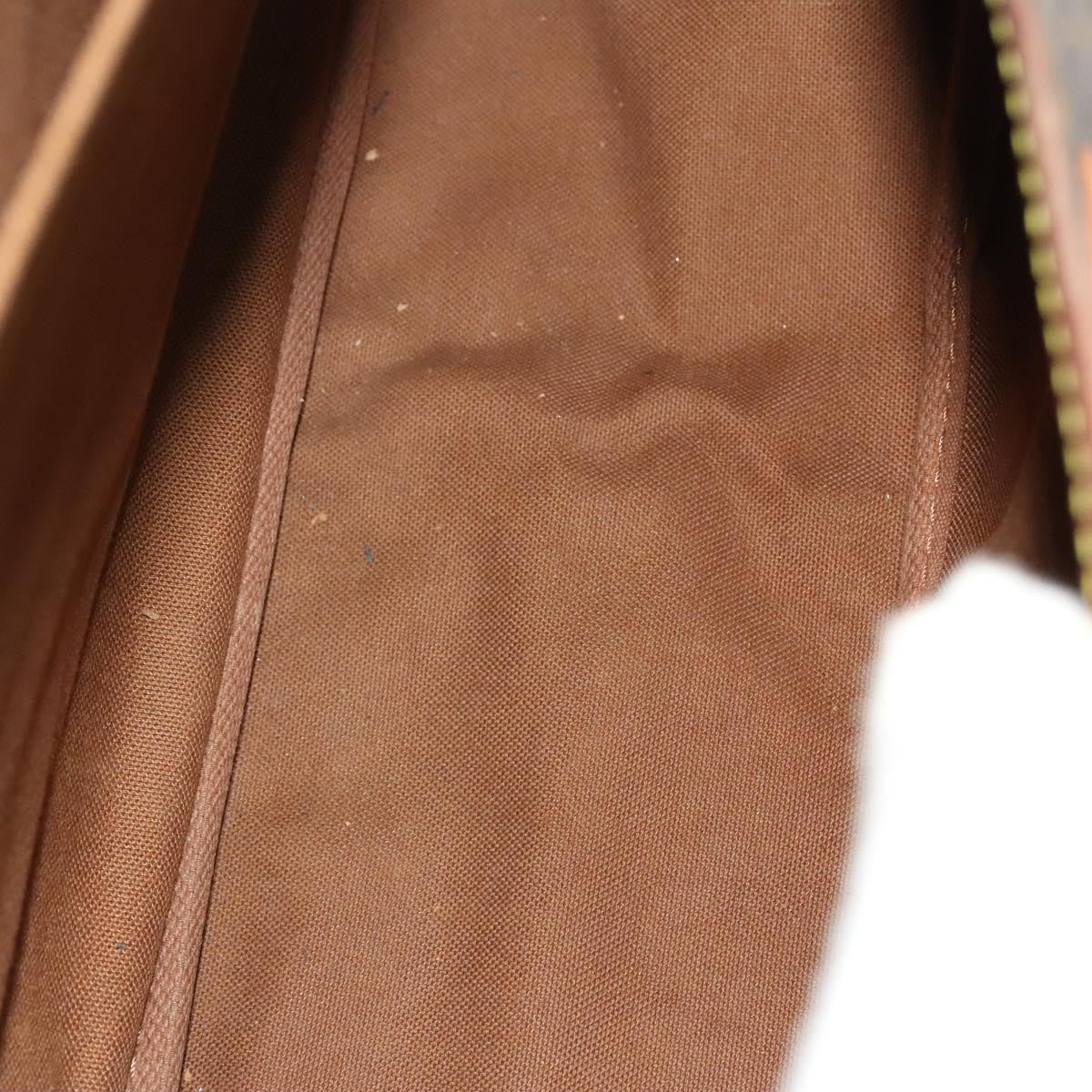 Louis Vuitton Saumur Handbag Monogram Canvas Brown Canvas Shoulder Bag